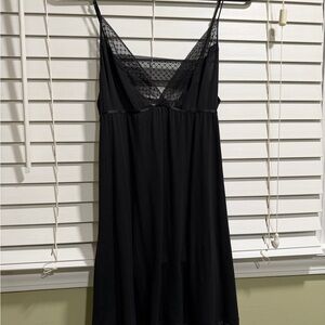 Victoria's Secret Black Sheer Chemise